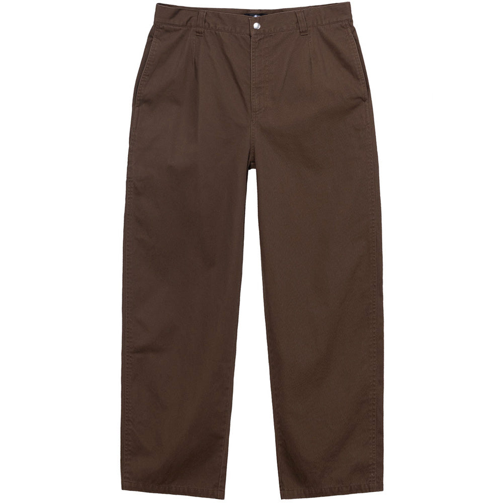 STÜSSY STÜSSY WORKGEAR TROUSER TWILL // BROWN