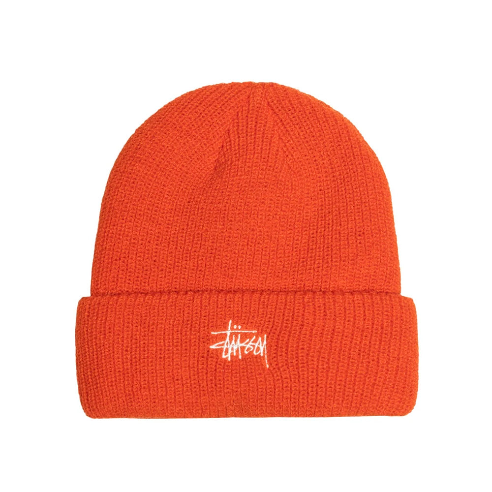 STÜSSY STÜSSY BASIC CUFF BEANIE // HABANERO