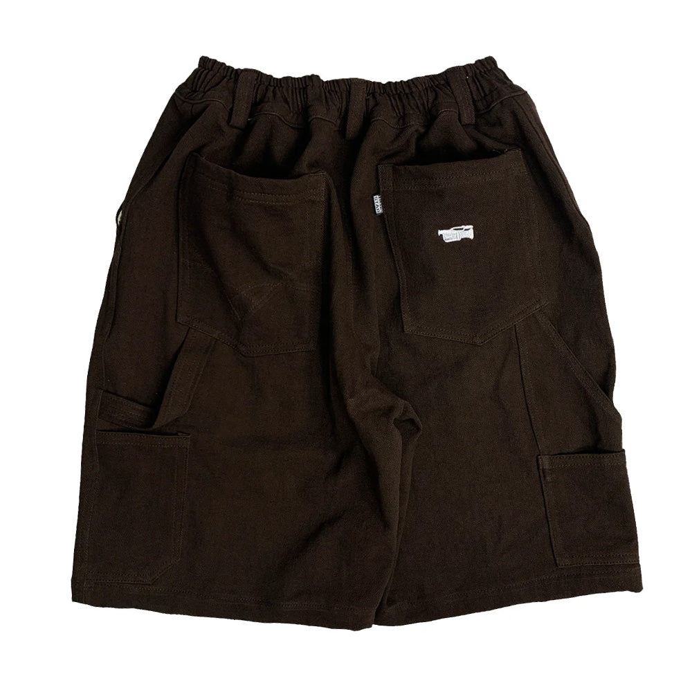 televisistar carpenter vx 1 denim shorts brown