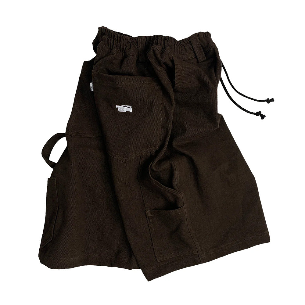 televisistar carpenter vx 1 denim shorts brown