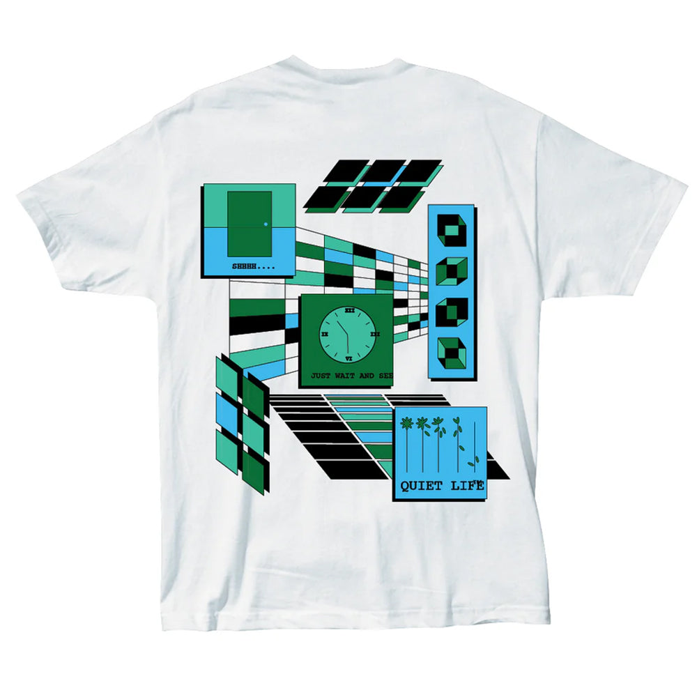 the quiet life 24spd1 1138 wait & see tee white