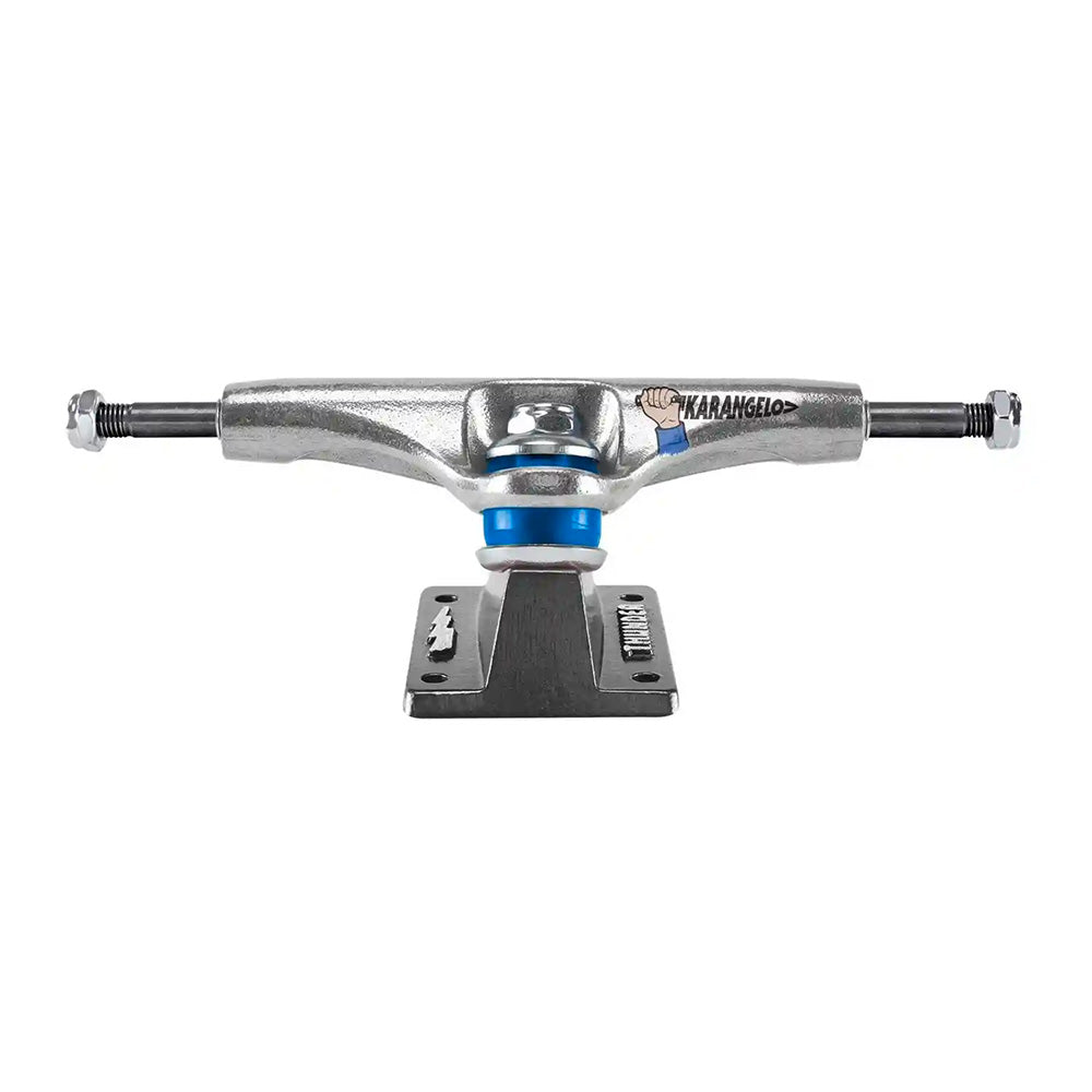 THUNDER THUNDER TRUCKS TEAM EDITION KARANGELOV STAMPED SET // 148 & 149 SILVER / BLACK