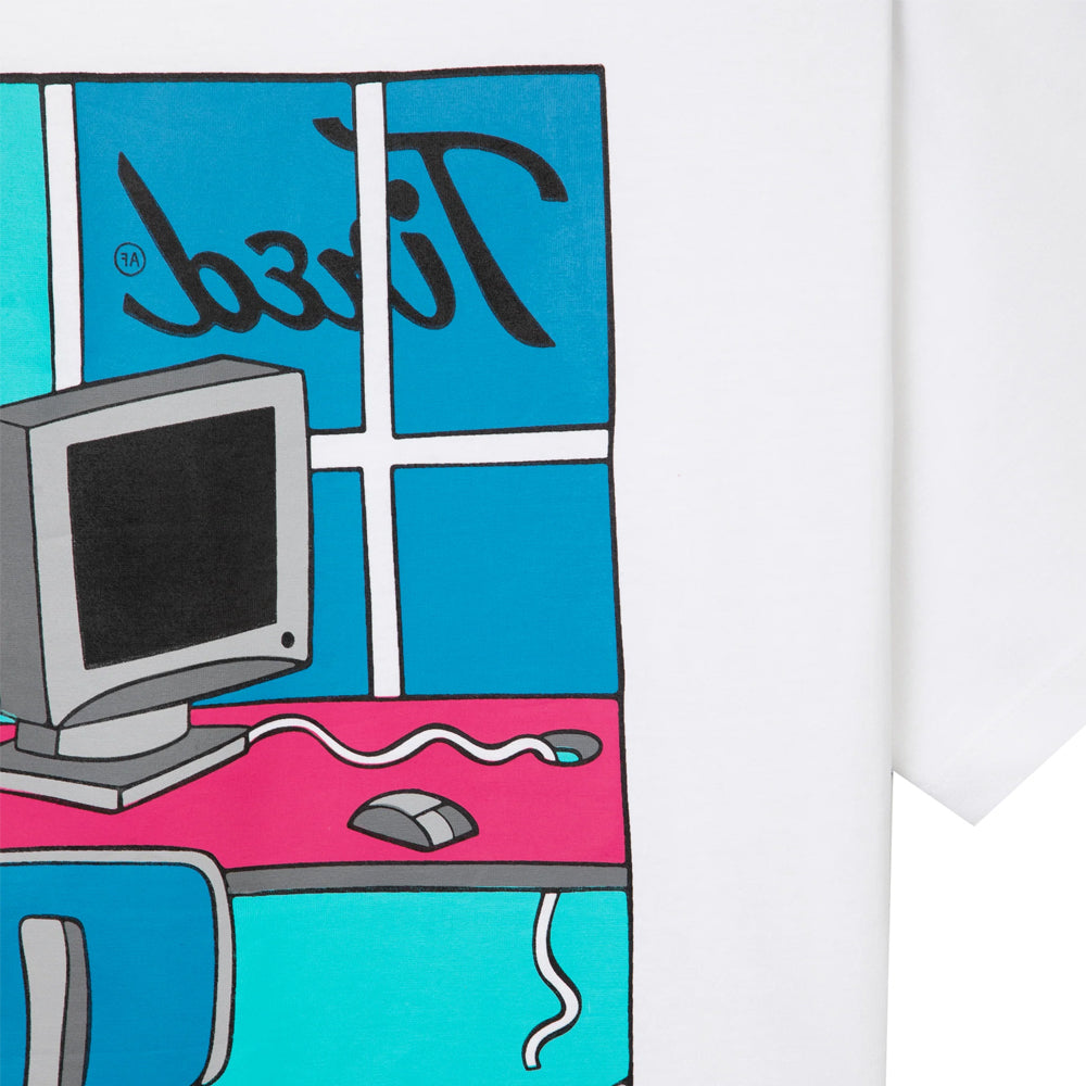 tired ts00327 workstation pocket ss tee white