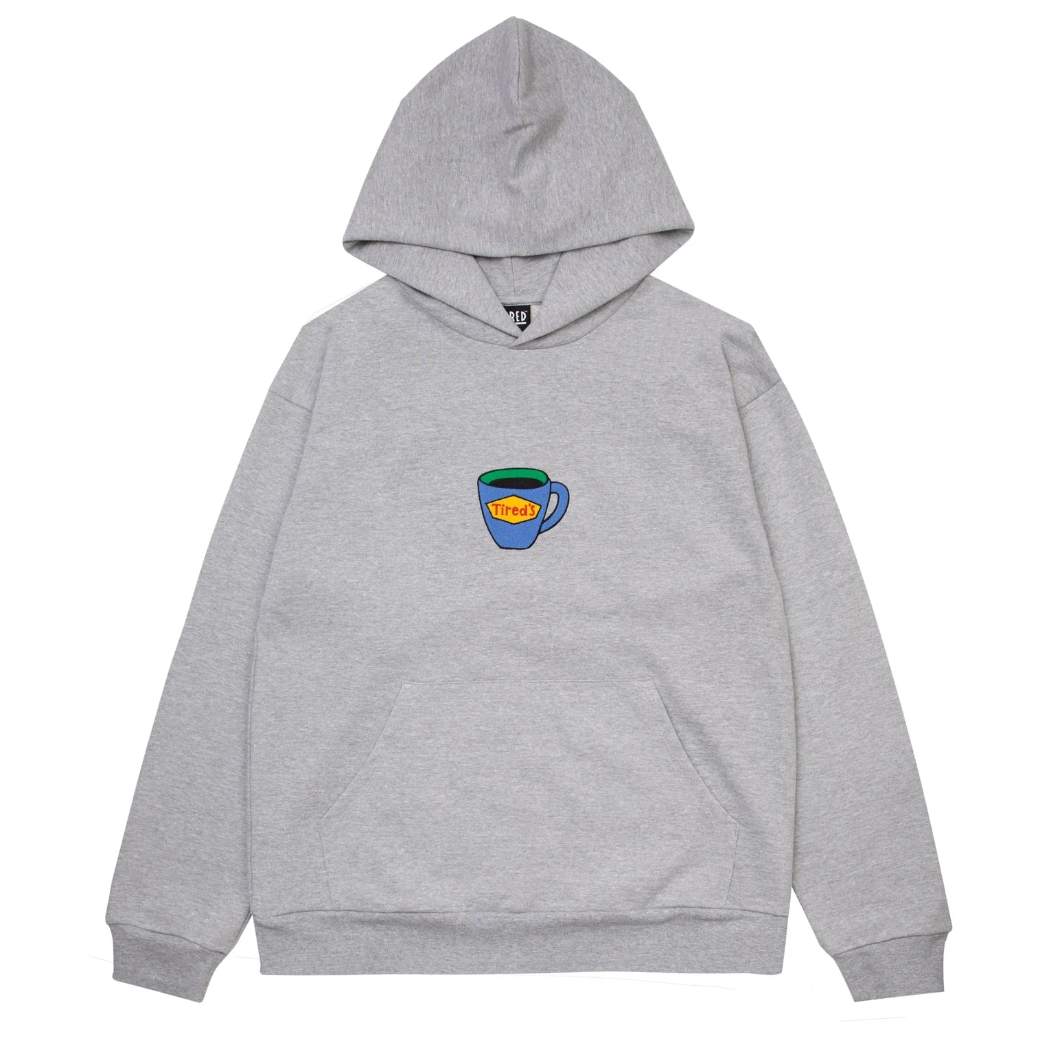tired ts00358 tireds hoodie heather grey