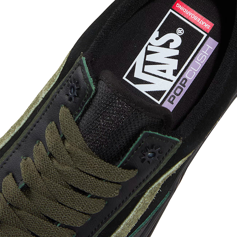 vans skate old skool wafflecup shoe willow voges fernandes green black
