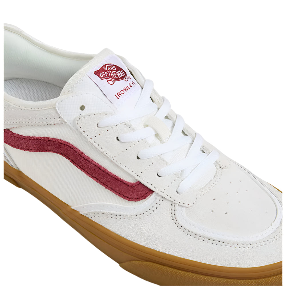 vans vn0a2z3o6lq skate rowley redwhitegum