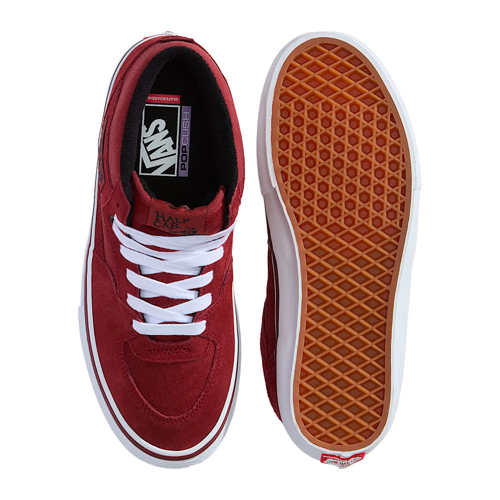 vans vn0a5fcdyw9 skate half cab brick black