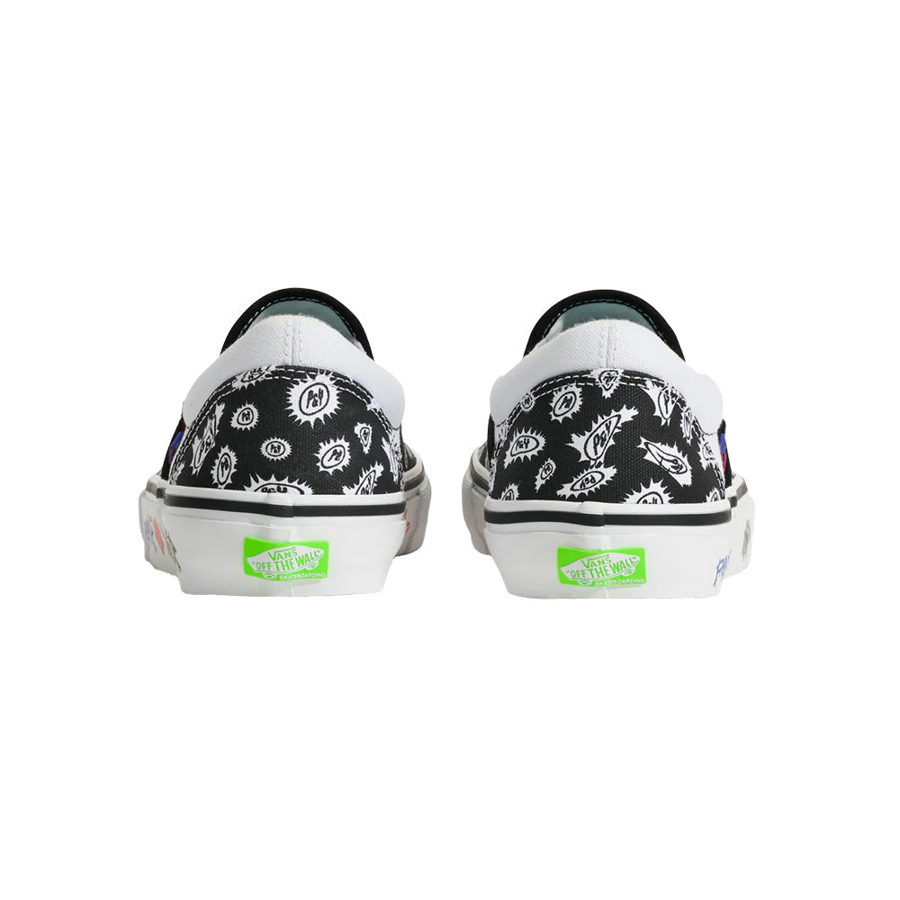 VANS VANS X PUNKANDYO SKATE SLIP-ON SHOE // BLACK