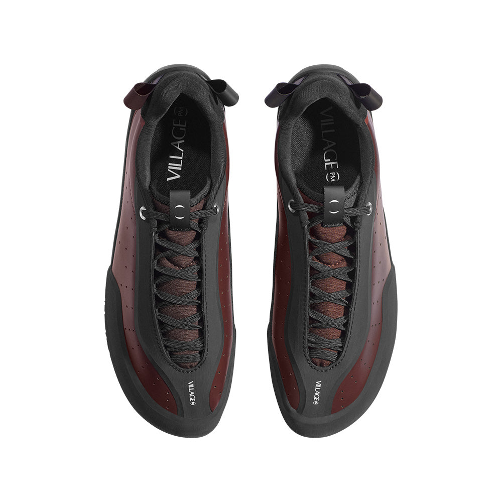 village pm 2 pm shoes maroon