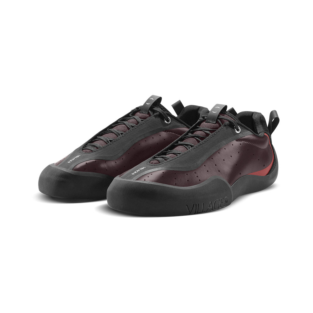 village pm 2 pm shoes maroon