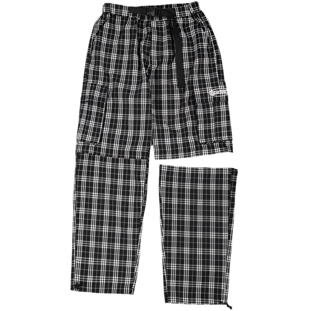 wasted paris 3701613125 yard tartan hunter pant blackwhite