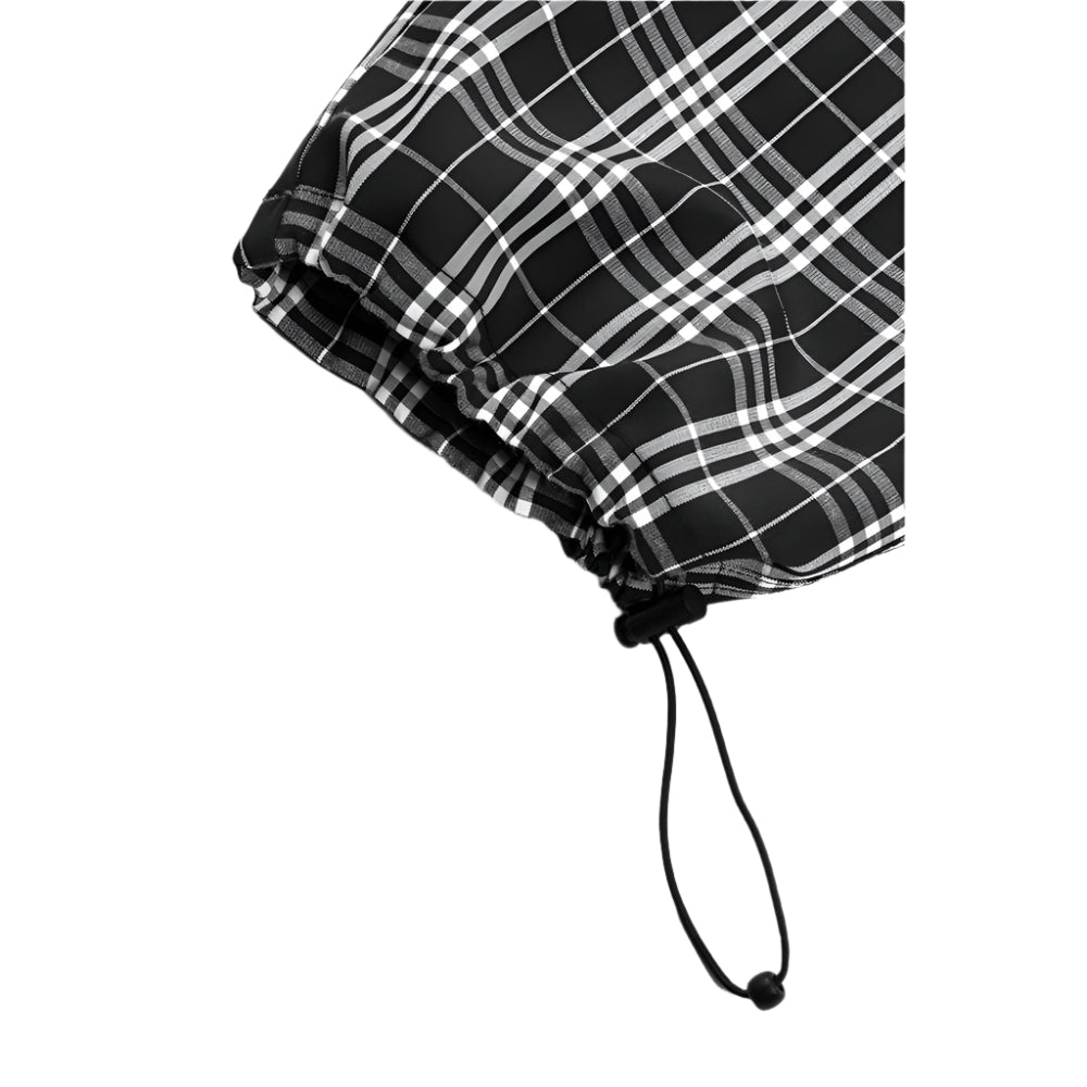 wasted paris 3701613125 yard tartan hunter pant blackwhite