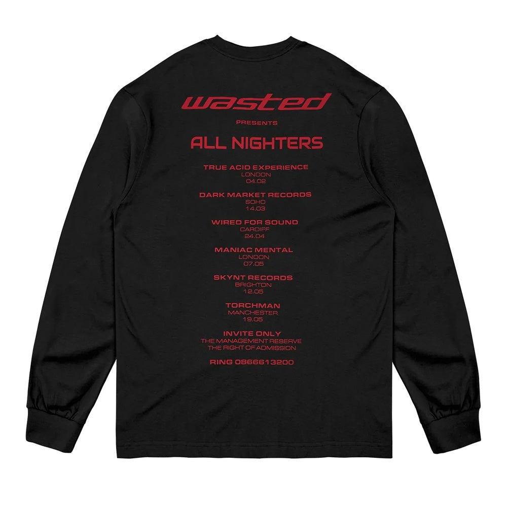 wasted paris fusion longsleeves t shirt black