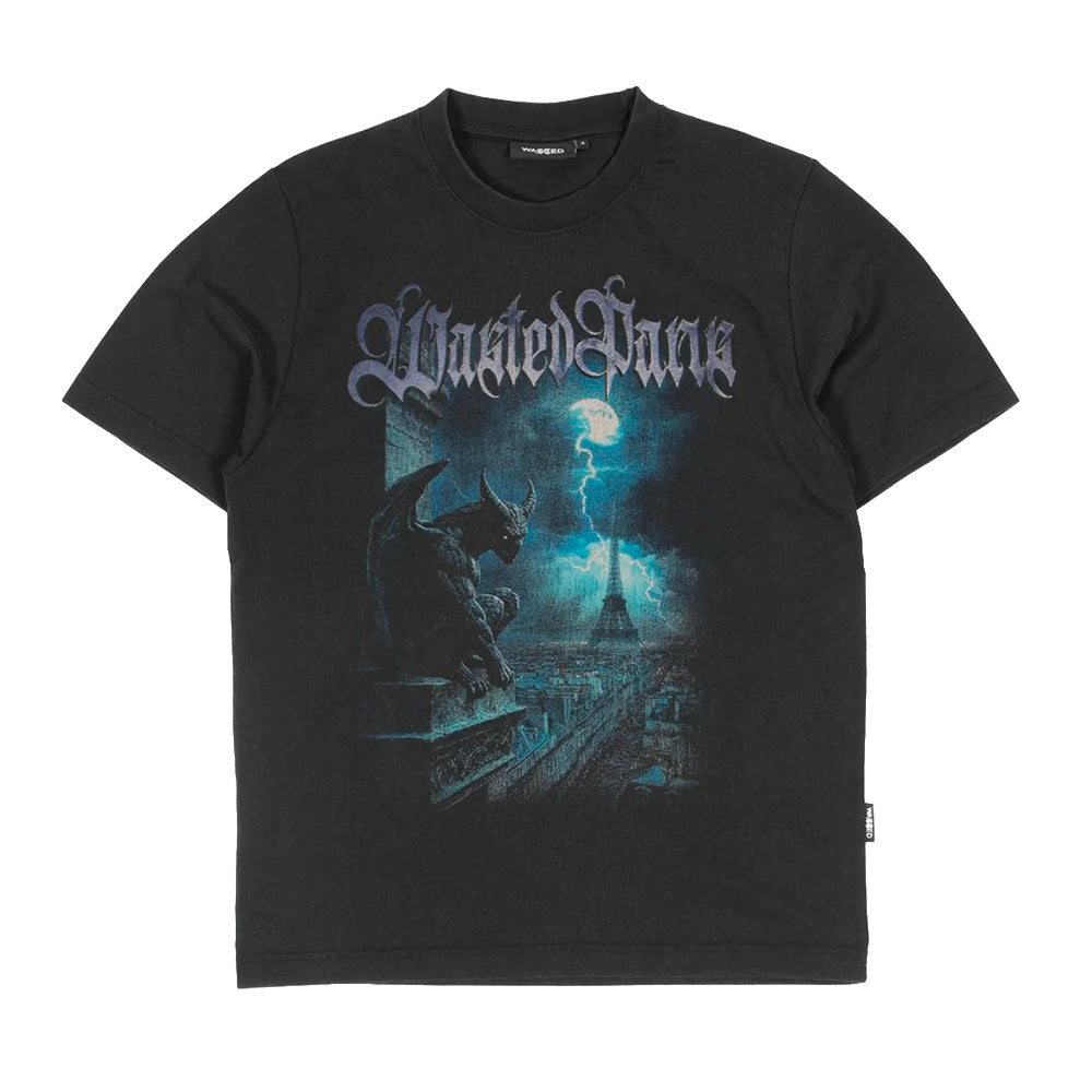 WASTED PARIS WASTED PARIS GARGOYLE T-SHIRT // FADED BLACK