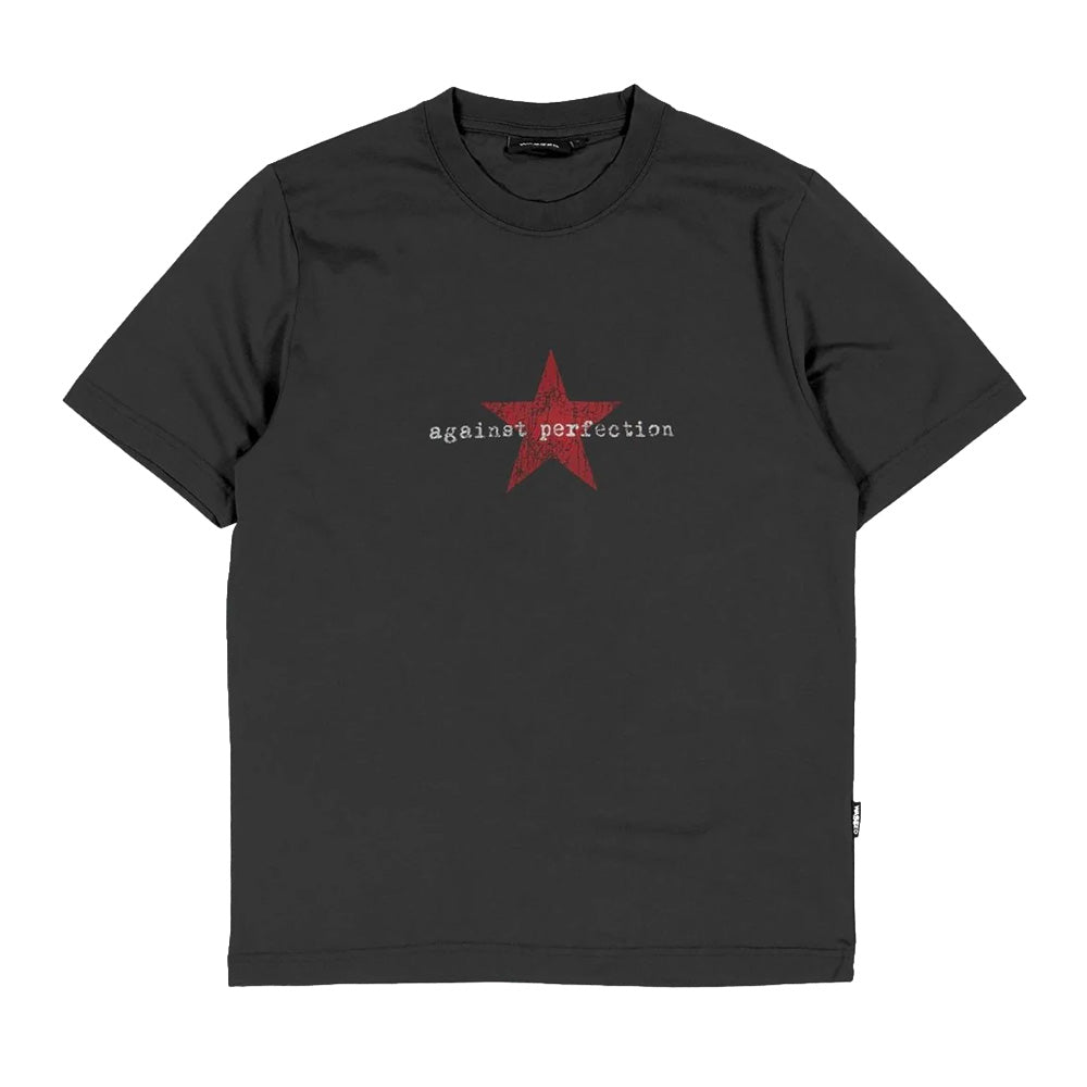 WASTED PARIS WASTED PARIS AGAINST PERFECTION T-SHIRT// OLD BLACK