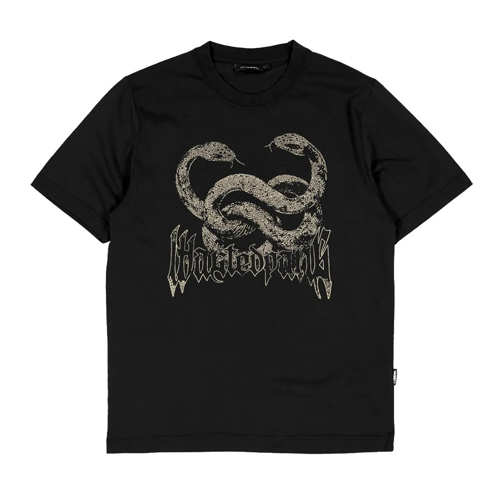 WASTED PARIS WASTED PARIS SNAKES T-SHIRT // BLACK