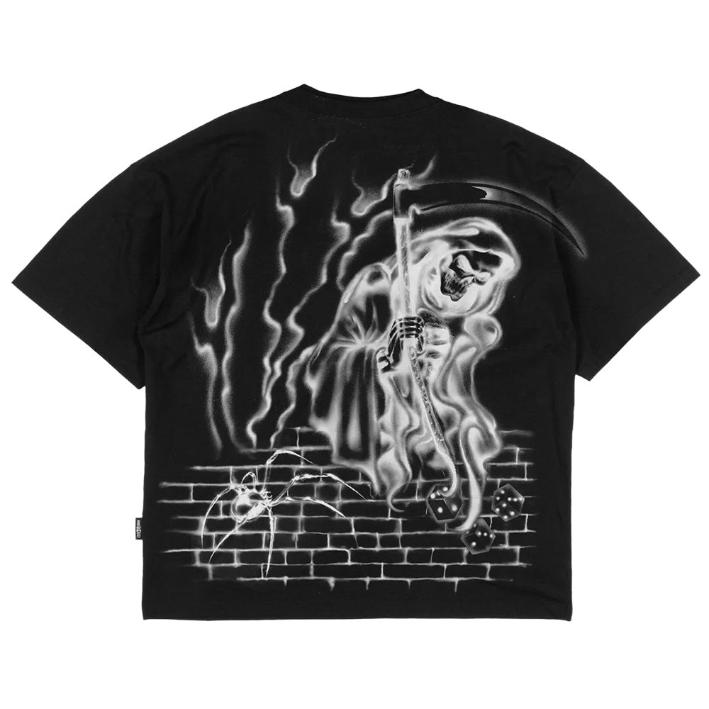 wasted paris wpatmt atm boxy t shirt black