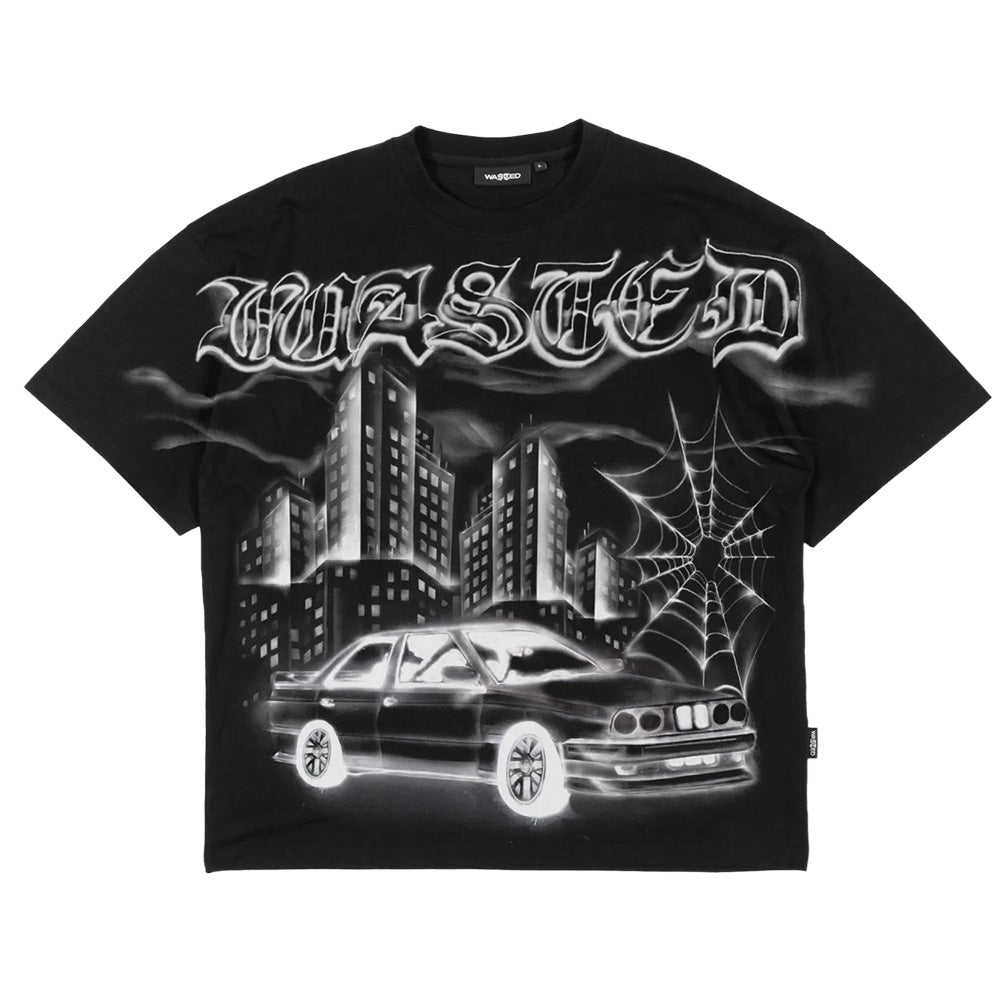 wasted paris wpatmt atm boxy t shirt black