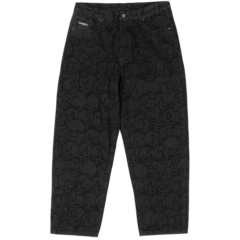 wasted paris wpbcp bury casper pant black faded black