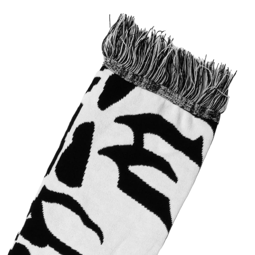 wasted paris wpbsc bury scarf black white