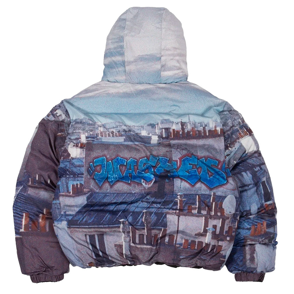 wasted paris wpepj elevation puffer jacket blackmulti
