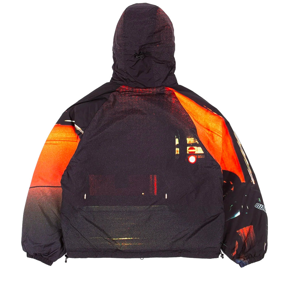 wasted paris wpmbj x monsieur bonheur windbreaker black