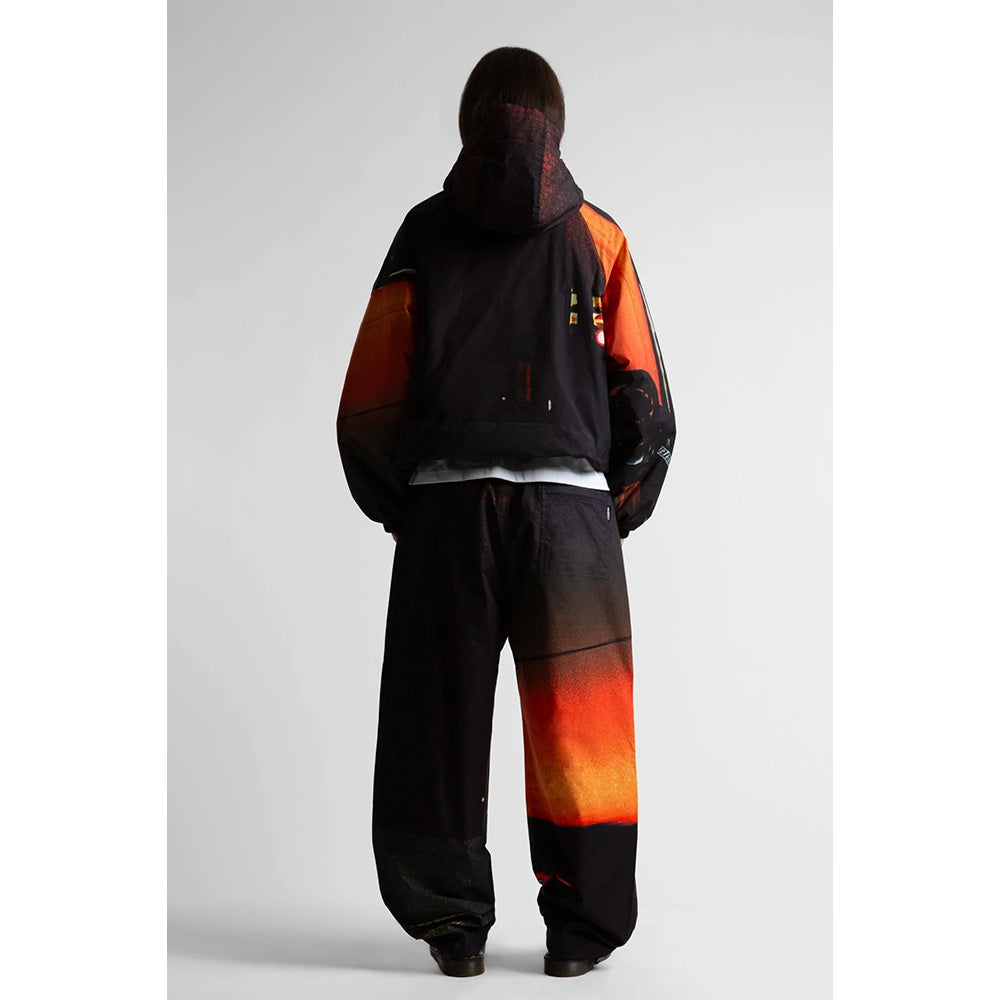 wasted paris wpmbj x monsieur bonheur windbreaker black