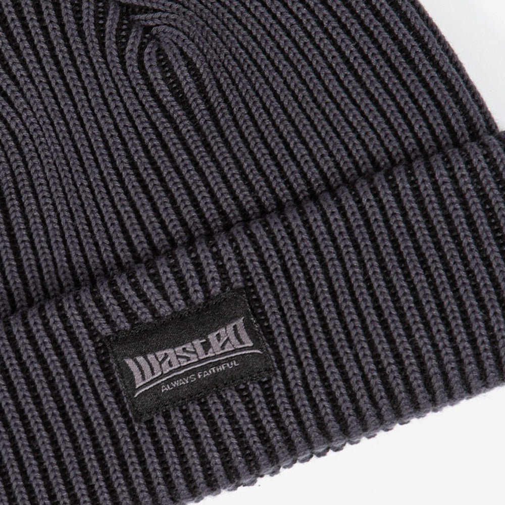 wasted paris wppb pusher beanie blackcharcoal