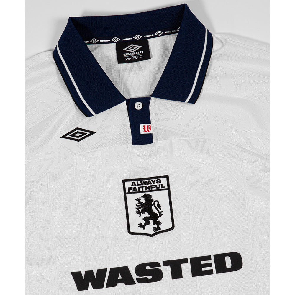 wasted paris wput umbro football jersey whiteblue