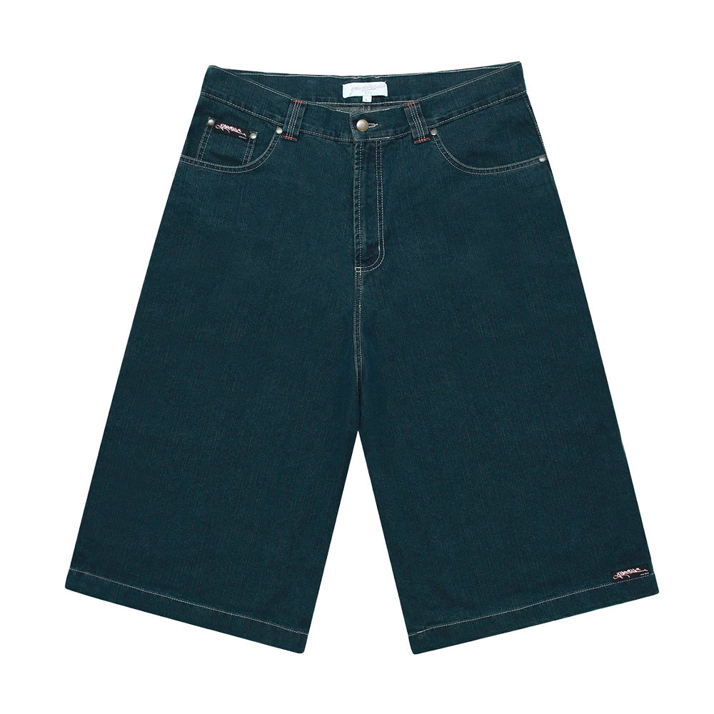 yardsale yssds slub denim shorts navy