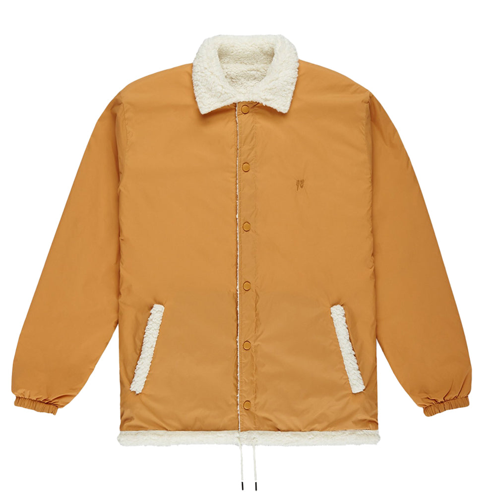 10.deep 183td0624 reversible poodle fleece™ coachs jacket whitebrown