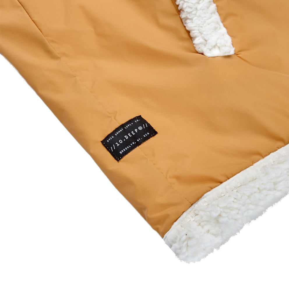 10.deep 183td0624 reversible poodle fleece™ coachs jacket whitebrown