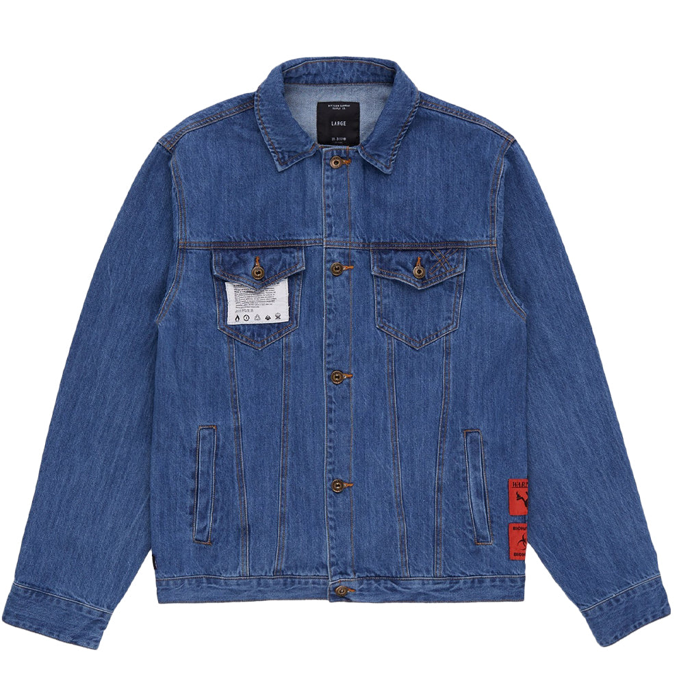 10.deep 191td2201 keep back denim jacket blue