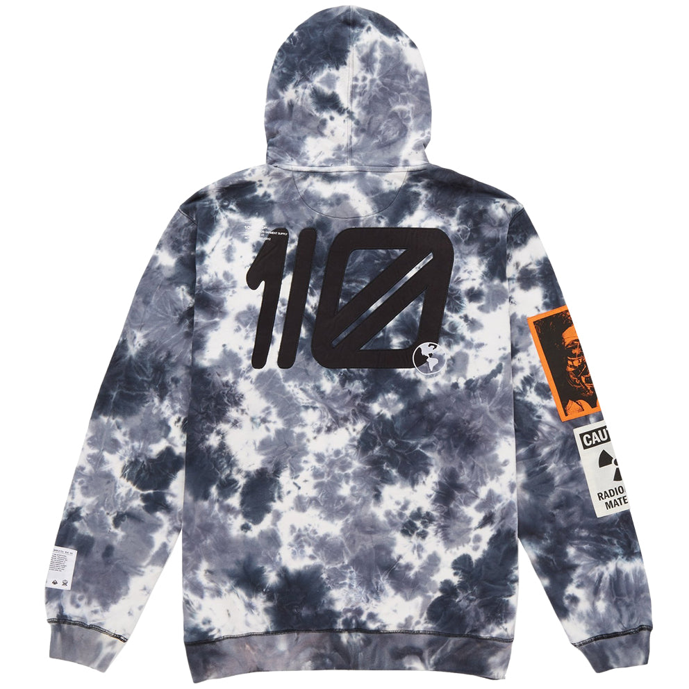 10.deep 191td4001 disintegration hoodie black