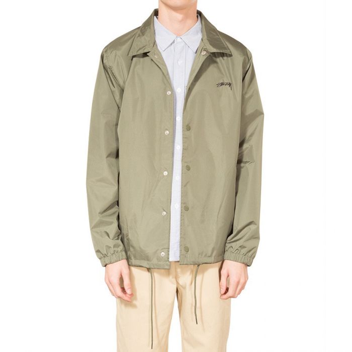 STÜSSY STÜSSY CRUIZE COACH JACKET // OLIVE