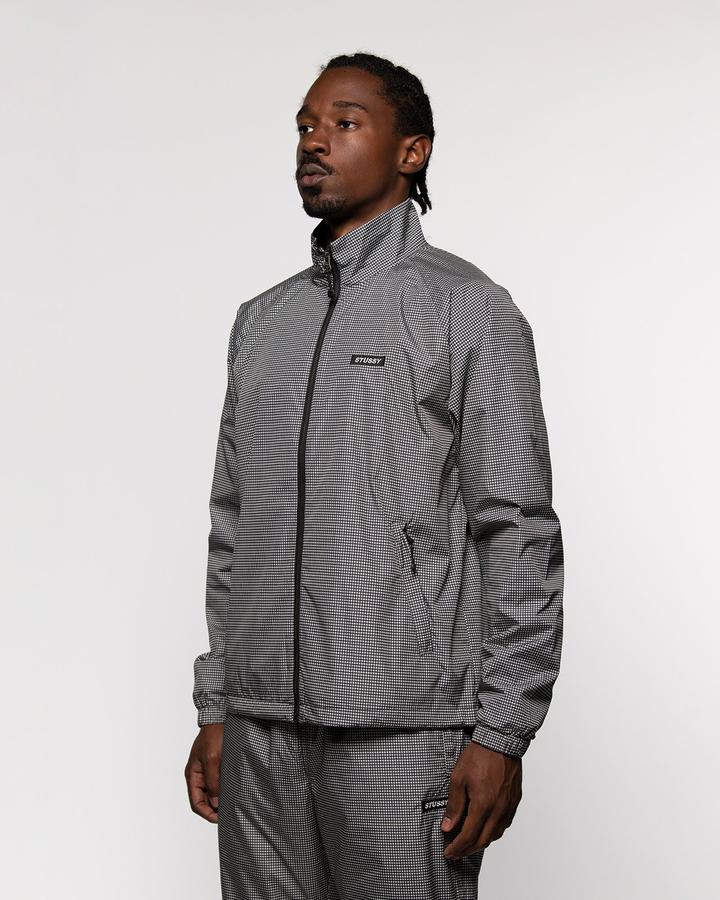 STÜSSY STÜSSY HOUNDSTOOTH TRACK TROUSER // BLACK