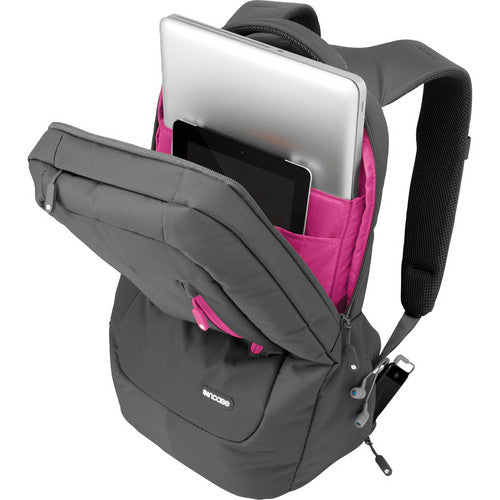 incase nylon compact backpack dark grey