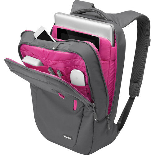 incase nylon compact backpack dark grey