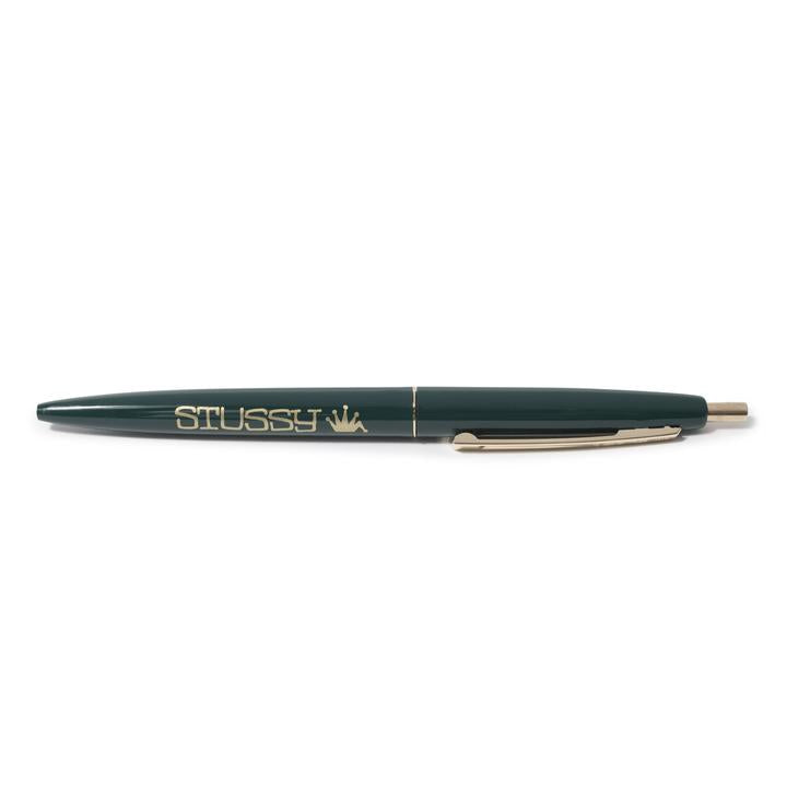 STÜSSY STÜSSY BENT CROWN BICⓇ CLIC PEN // FOREST
