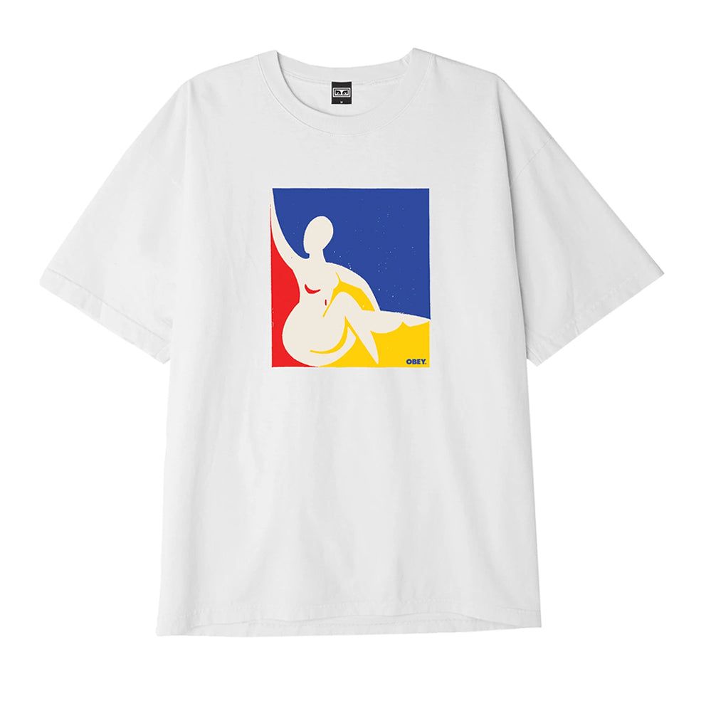 OBEY OBEY JULIA HEAVYWEIGHT TEE // WHITE