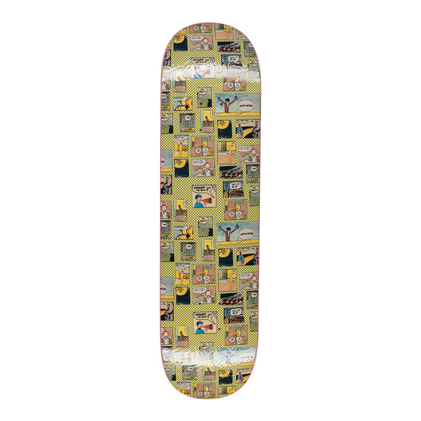 FUCKING AWESOME FUCKING AWESOME COMIC NEON GREEN DECK // 8.18"