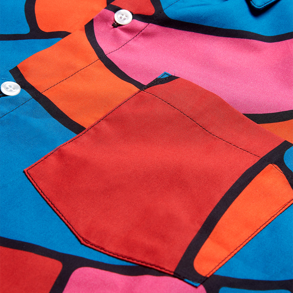 BY PARRA 45360 SERPENT PATTERN SHIRT MULTI