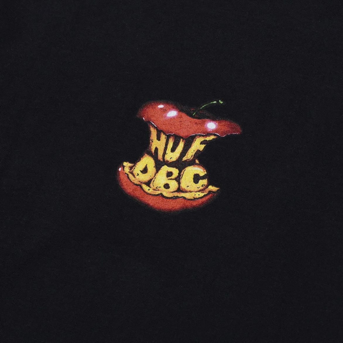 HUF HUF BAD APPLE S/S TEE // BLACK