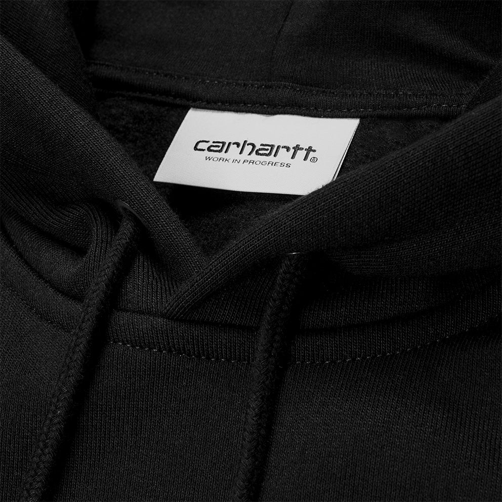 CARHARTT WIP CARHARTT WIP HOODED CHASE SWEATSHIRT // BLACK/GOLD