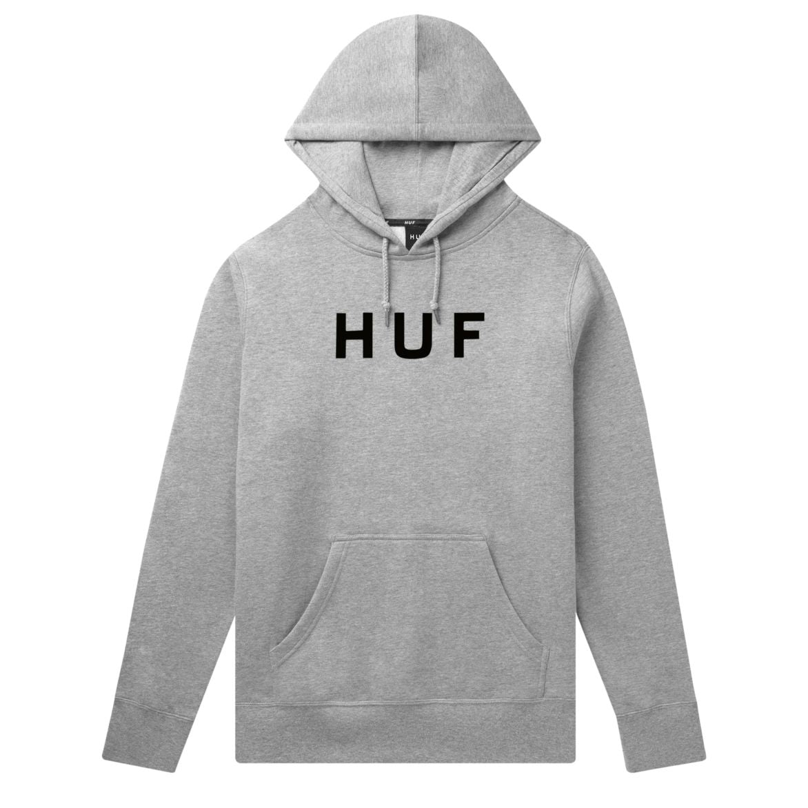 HUF HUF ESSENTIALS OG LOGO P/O HOODIE // GREY HEATHER