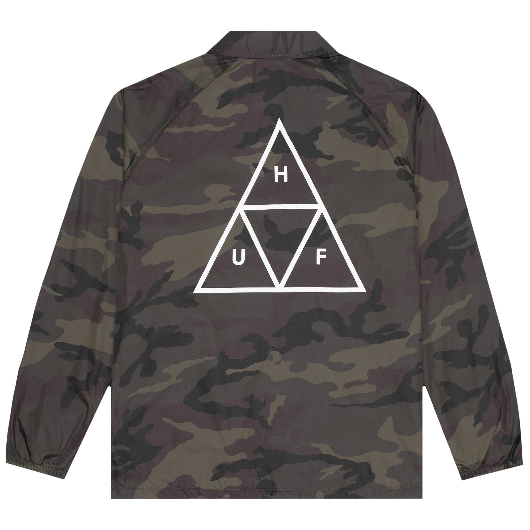 HUF HUF TRIPLE TRIANGLE COACHES JACKET // WOODLAND