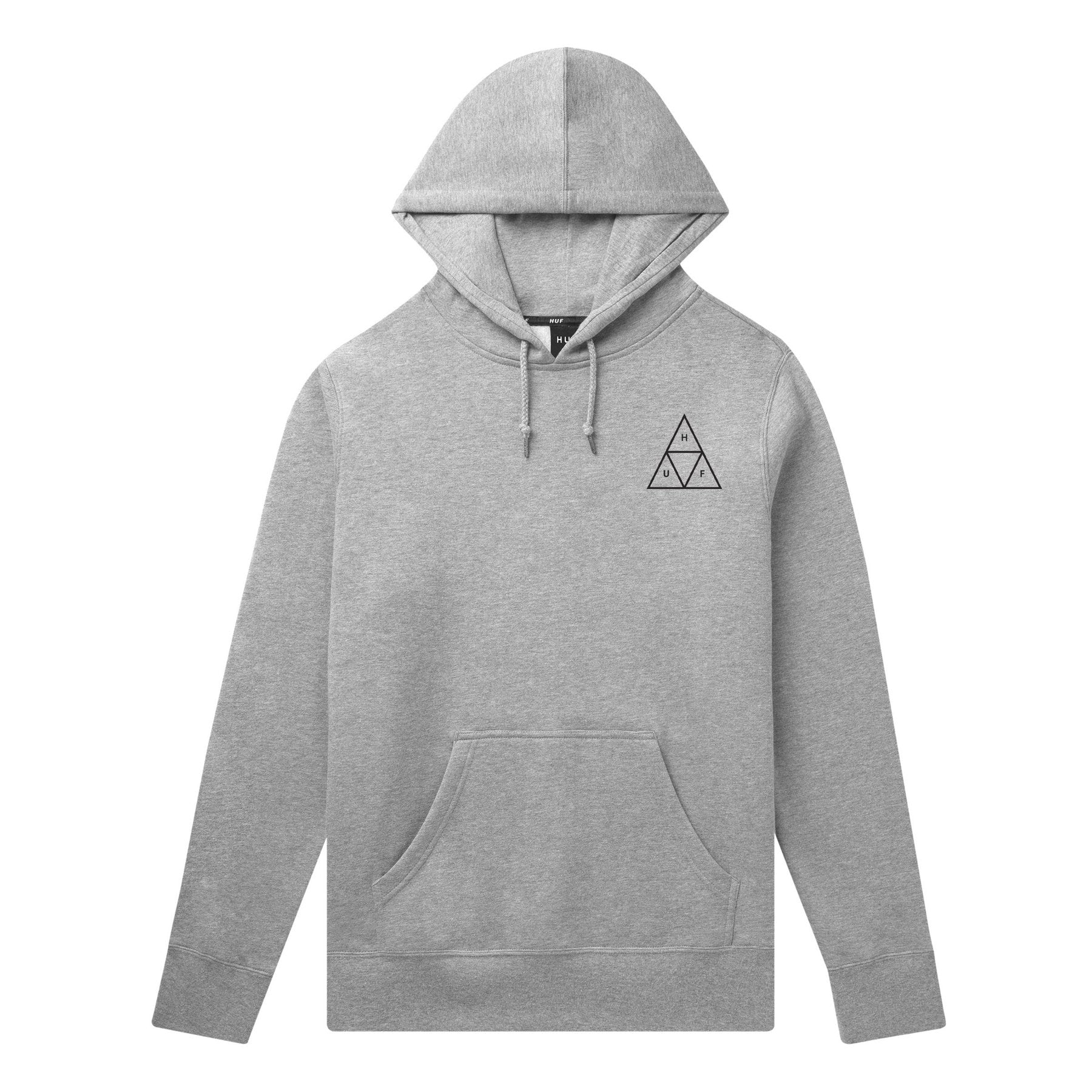 HUF HUF ESSENTIALS TRIPLE TRIANGLE PULLOVER HOODIE // GREY HEATHER
