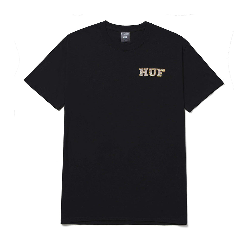 HUF HUF X PLAYBOY VVS LOGO S/S TEE // BLACK
