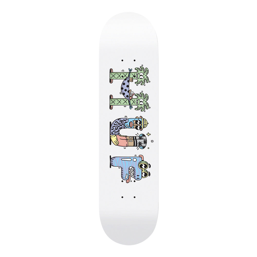 HUF HUF X STEVEN HARRINGTON DECK WHITE // 8.25"