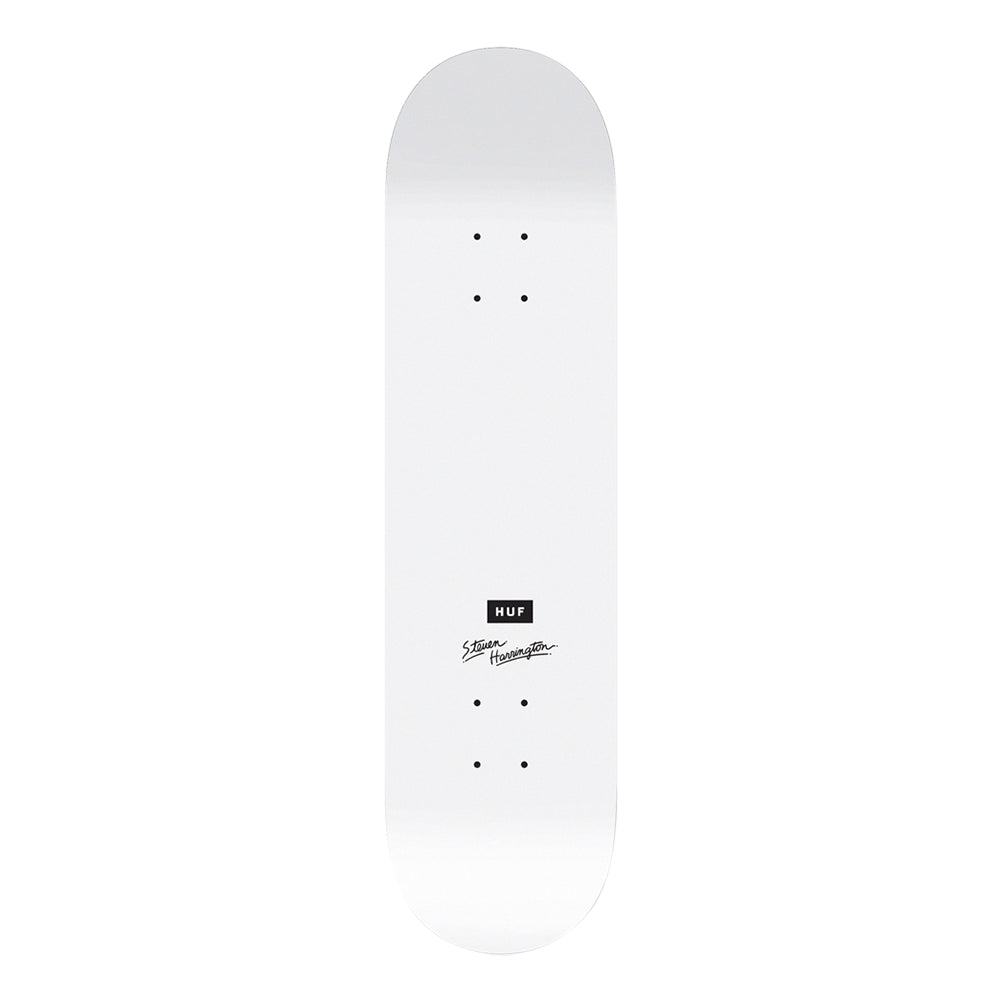 HUF HUF X STEVEN HARRINGTON DECK WHITE // 8.25"